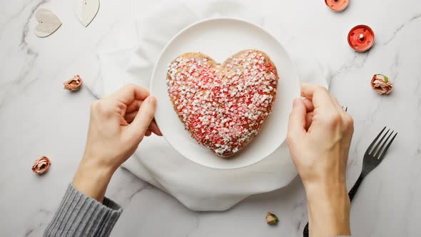 Valentines Day Sweet Cake