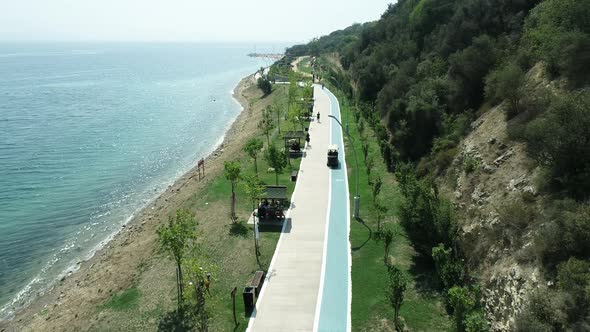 Walkway By The Sea