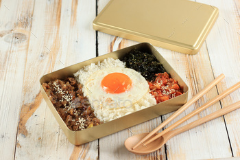 Dosirak, Korean Style Packed Meal or Korean Lunchbox.