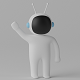 Cartoon Astronaut 3D model - 3DOcean Item for Sale