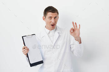 Man person adult hospital professional health doctor man medication medicine stethoscope