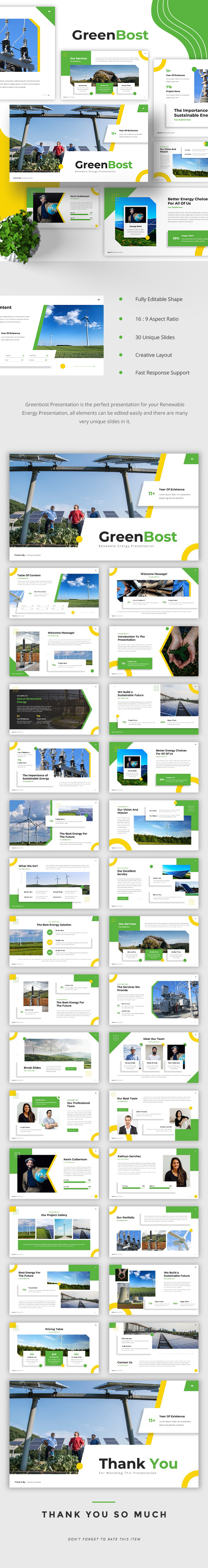 GreenBost - Renewable Energy Google Slides