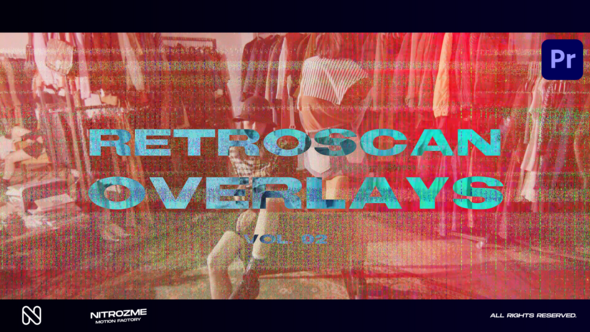 Retroscan Overlays Vol. 02 for Premiere Pro