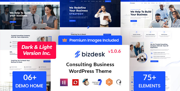 Bizdesk - Business Consulting WordPress Theme