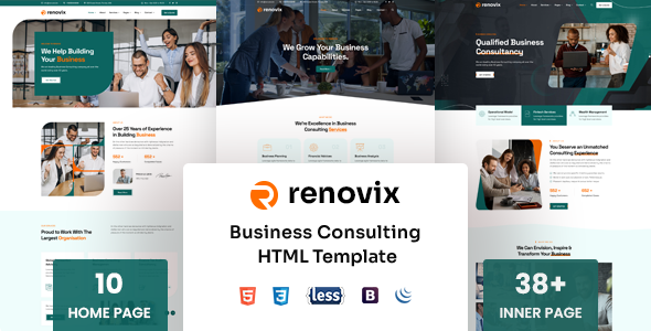 Renovix - Business Consulting HTML Template