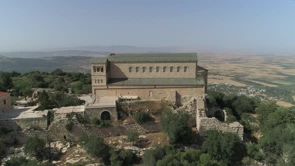 Aerial of the Church of the Transfiguration