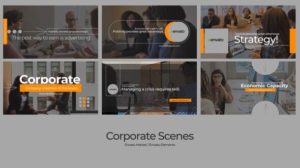 Corporate Typographic Scenes alt