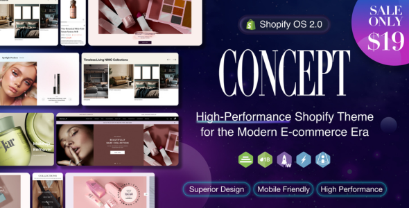Concept - Sleek, Optimal Shopify Theme OS 2.0