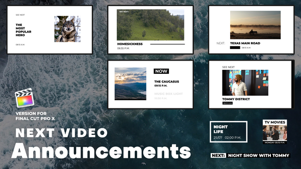 Next Video Announcements | FCPX alt