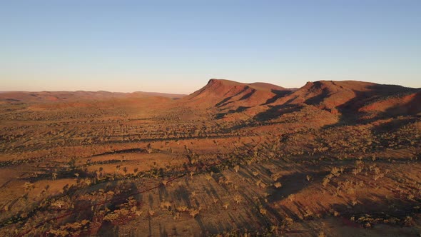 Mt Nameless, Tom Price, Karijini National Park, Western Australia 4K Aerial Drone