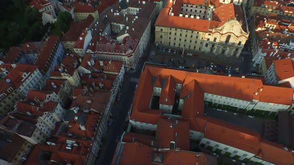 Aerial view of St. Nicholas Church