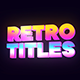 Retro Titles Premiere Pro - VideoHive Item for Sale