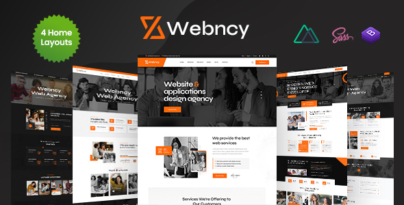 Webncy - Web Design Agency Vue Nuxt Template