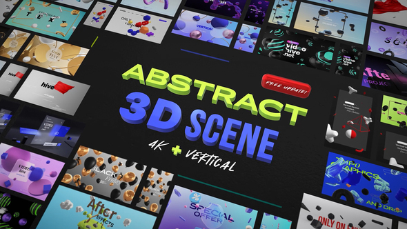 Abstract 3D Scene