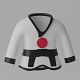 Japanese Karate Uniform Suit 3D model - 3DOcean Item for Sale