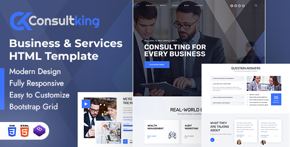 Consultking | Business HTML Template