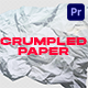 Crumpled Paper Transitions | Premiere Pro - VideoHive Item for Sale