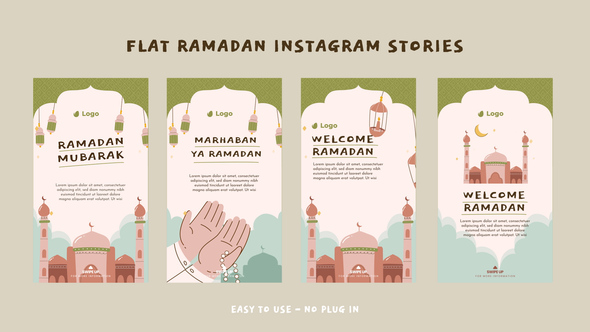 Flat Ramadan Instagram Stories V1