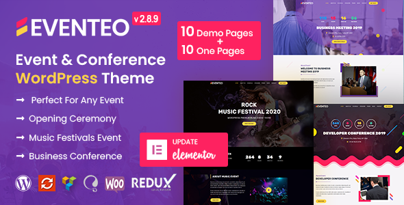 Eventeo – Event & Conference WordPress Theme