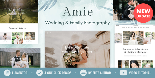 Amie — Wedding Photography WordPress