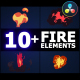 Fire Elements | DaVinci Resolve - VideoHive Item for Sale