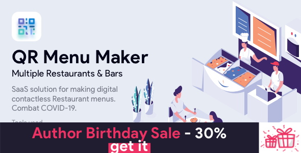 QR Menu Maker - SaaS - Contactless qr restaurant menus