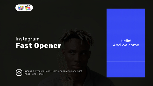 Instagram Fast Opener for Apple Motion and FCPX alt