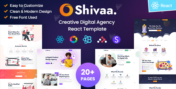 Shivaa - Creative Digital Agency React Template