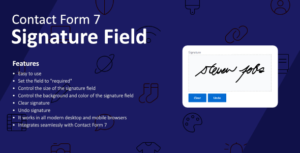 Signature Field for Contact Form 7