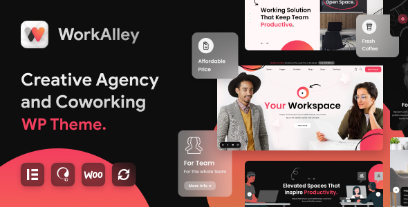 WorkAlley – Creative Agency & Coworking WordPress Theme