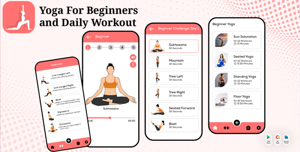 Yoga For Beginners – Asanas Poses – Daily Workout – Yoga Poses – Yoga For Starting – Yoga Classes