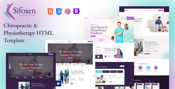 Sifoxen - Chiropractic & Physiotherapy HTML Template