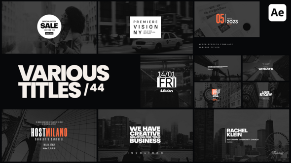 Various Titles 44 alt