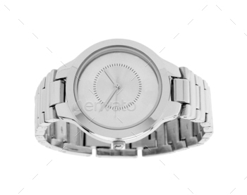 Silver Watch isolated