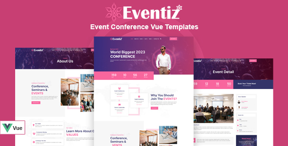 Eventiz - Event Conference Vue Templates