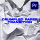 Crumpled Paper Transitions VOL.2 | Premiere Pro - VideoHive Item for Sale