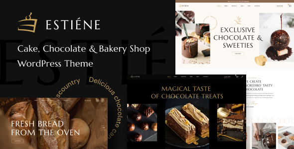 Estiene - Sweets & Bakery WordPress Theme