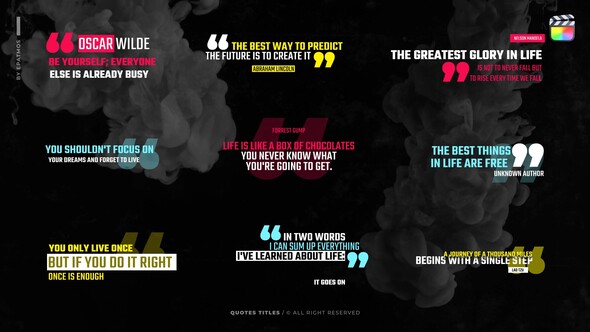 Quotes Titles | FCPX