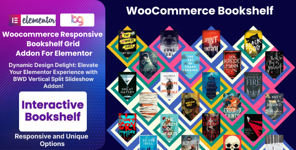 BWD Woocommerce Responsive Bookshelf Grid Addon For Elementor