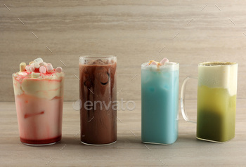 Various Color Milk Shake