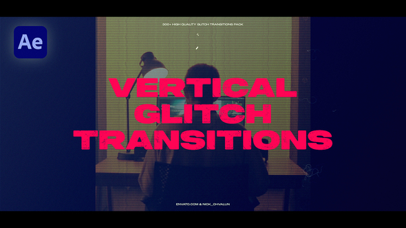 Vertical Glitch Transitions