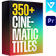 Cinematic Titles | Premiere Pro - VideoHive Item for Sale
