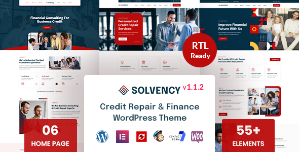 Solvency - Finance & Credit Repair WordPress Theme