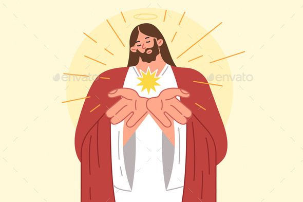 Jesus From Christian Religion Demonstrates Light