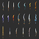 Fantasy Sword Collection - 3DOcean Item for Sale