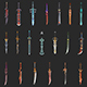 Fantasy Sword Collection 03 - 3DOcean Item for Sale