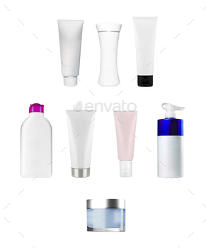 composition of bottles and tubes