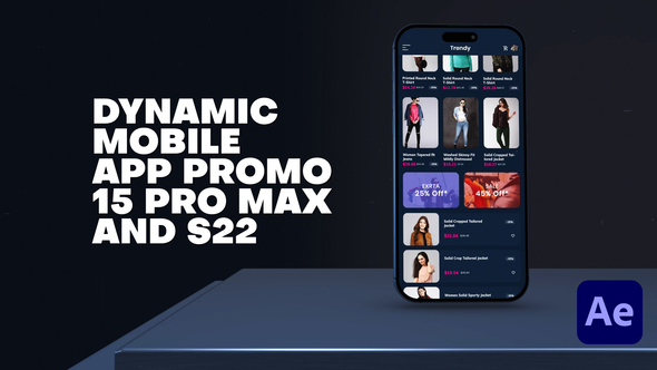 Dynamic Mobile App Promo – iOS and Android