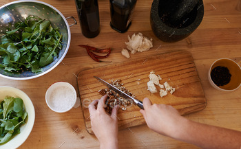 A healthy selection of ingredients for salad