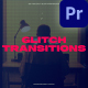 Vertical Glitch Transitions - VideoHive Item for Sale